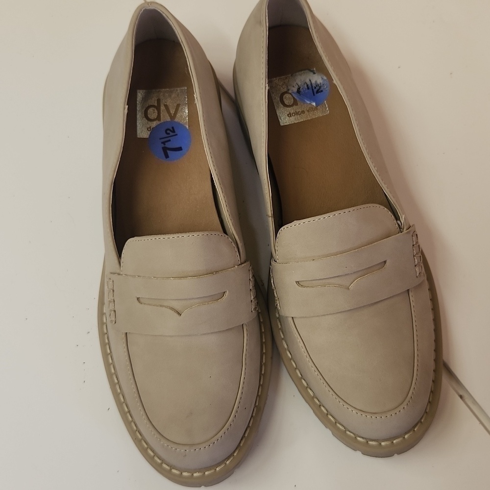 DV by Dolce Vita Beige Penny Loafers